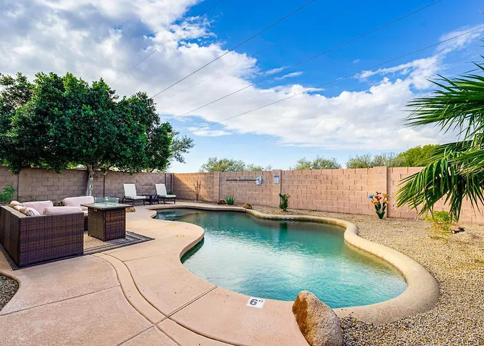 Swim & Unwind: 'wildrose Retreat' In Mesa! Holiday home *